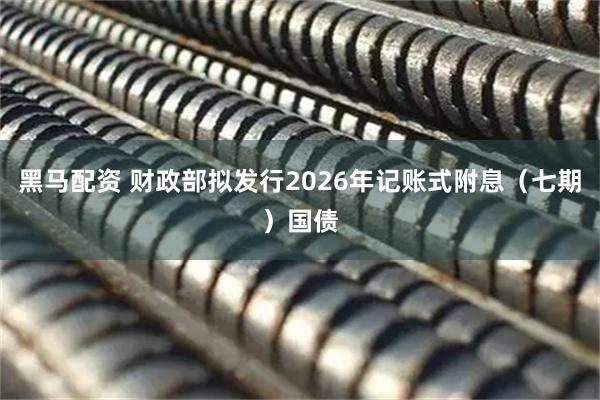 黑马配资 财政部拟发行2026年记账式附息（七期）国债