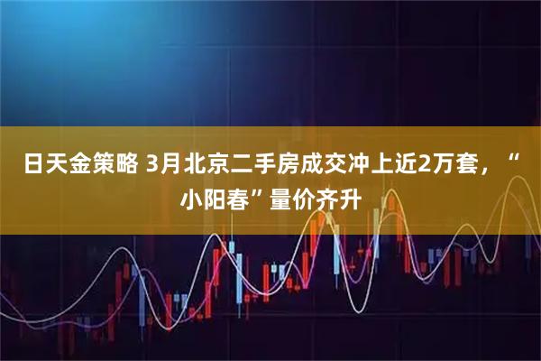 日天金策略 3月北京二手房成交冲上近2万套，“小阳春”量价齐升