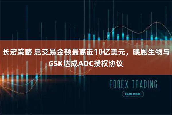 长宏策略 总交易金额最高近10亿美元，映恩生物与GSK达成ADC授权协议