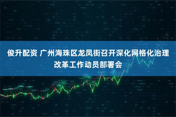 俊升配资 广州海珠区龙凤街召开深化网格化治理改革工作动员部署会