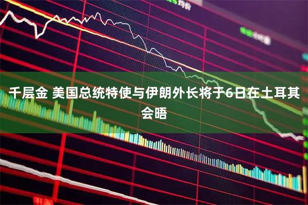 千层金 美国总统特使与伊朗外长将于6日在土耳其会晤