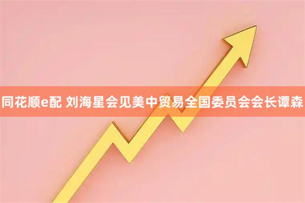 同花顺e配 刘海星会见美中贸易全国委员会会长谭森
